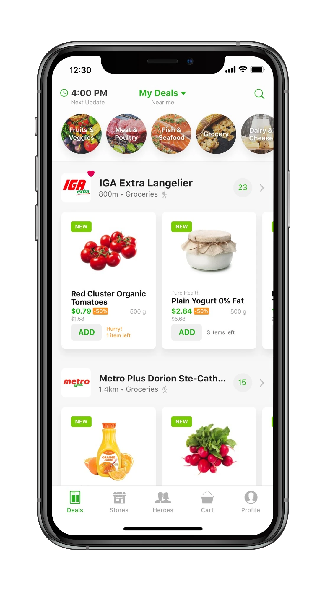 FoodHero app screenshot